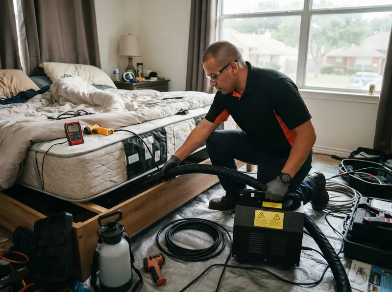 Bed Bug Heat and Chemical Eradication in Houston, TX